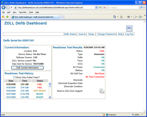 Defib Dashboard 失败